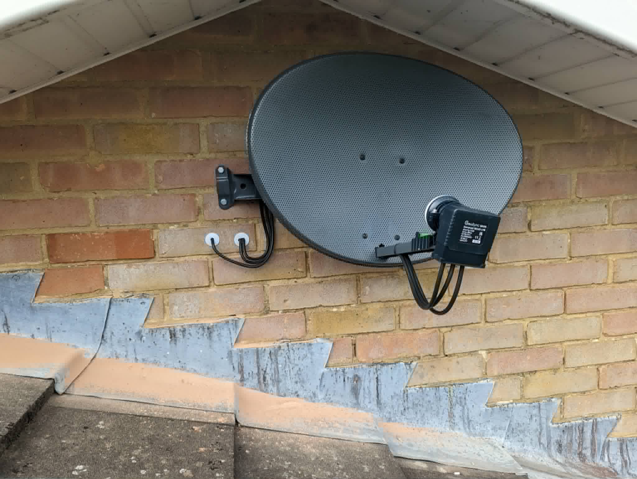 Satellite dish installation